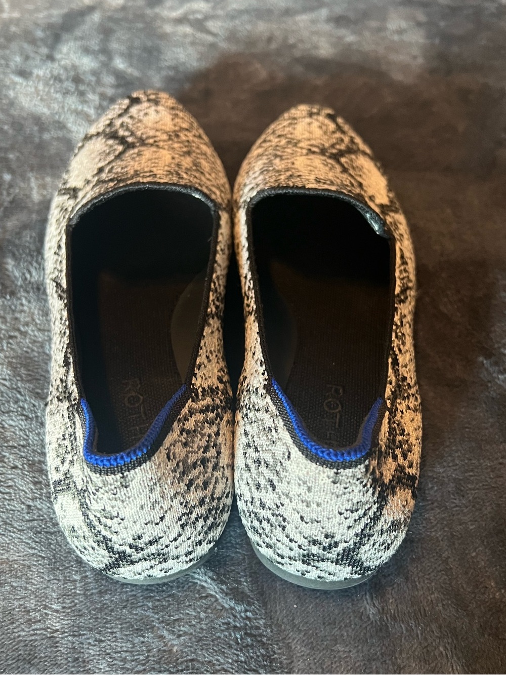 Rothy’s Almond Loafer Python 8.5 - Picture 3 of 8